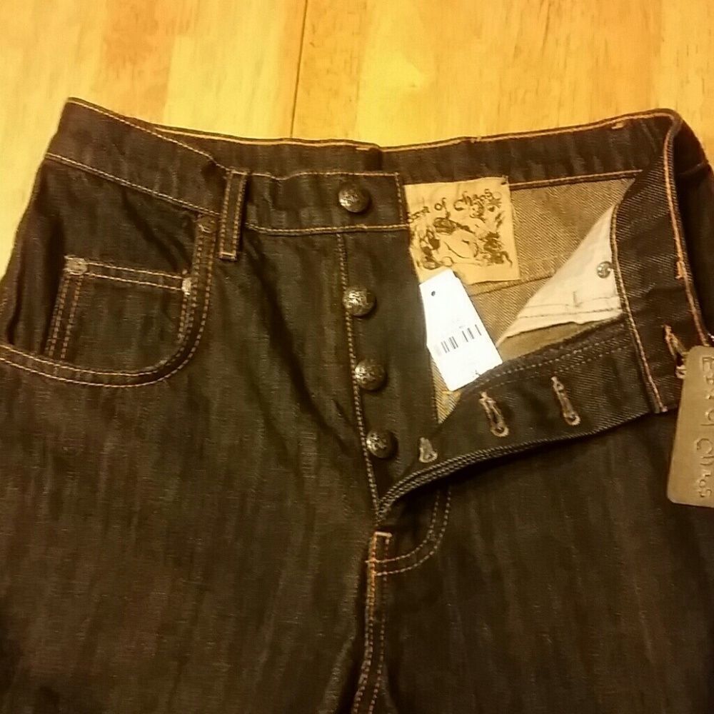 𝅺LF BOUTIQUE ERA OF CHAOS HIGH WAIST JEANS Size 24 - Picture 3 of 4